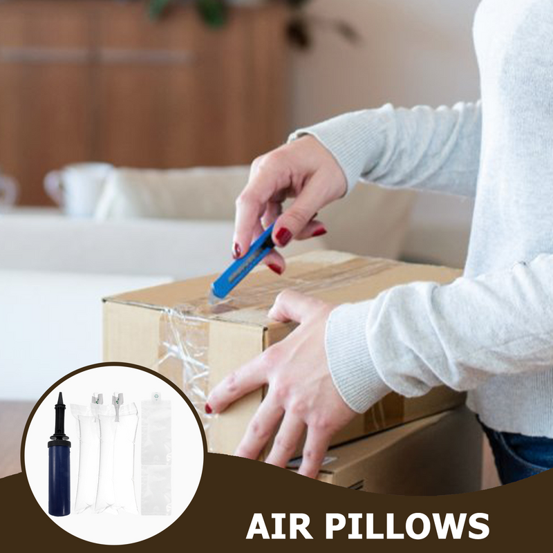 Tas bantal tempat tidur anti-tekanan bantal udara untuk pengiriman tas kantong pengisi bantal kemasan Film Pe