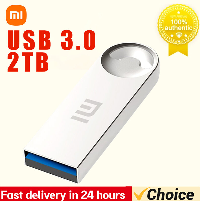 샤오미 USB 3.0 플래시 드라이브, 고속 펜 드라이브, USB 3.0 메모리 스틱, 512GB 플래시 펜드라이브, 금속 메모리, USB 디스크, 2TB, 1TB