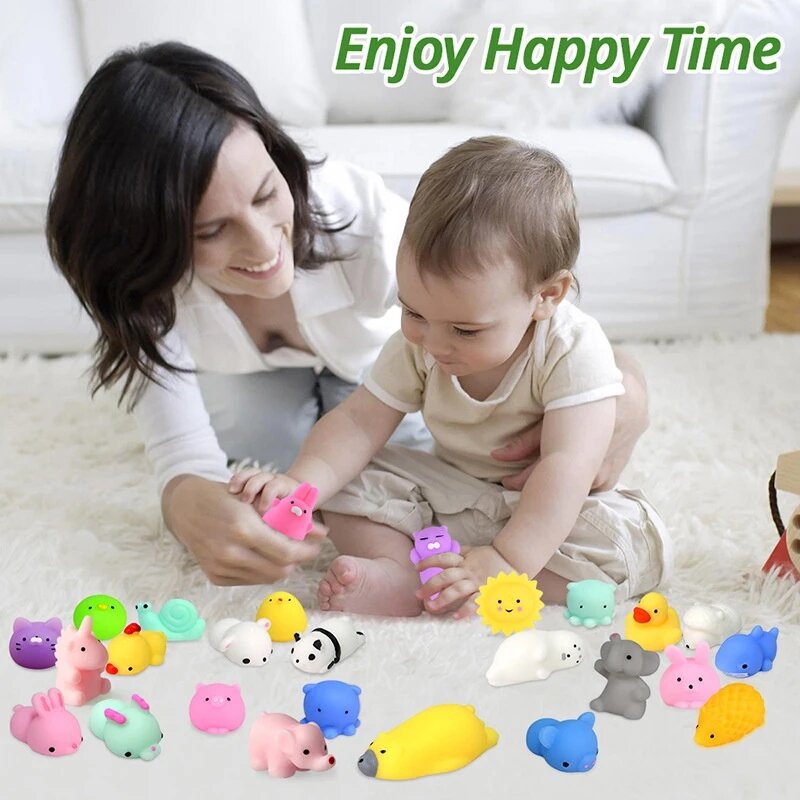 1-8 pçs mochi squishies kawaii anima brinquedos squishy para crianças anti-stress bola squeeze festa favores do alívio do estresse brinquedos para o aniversário