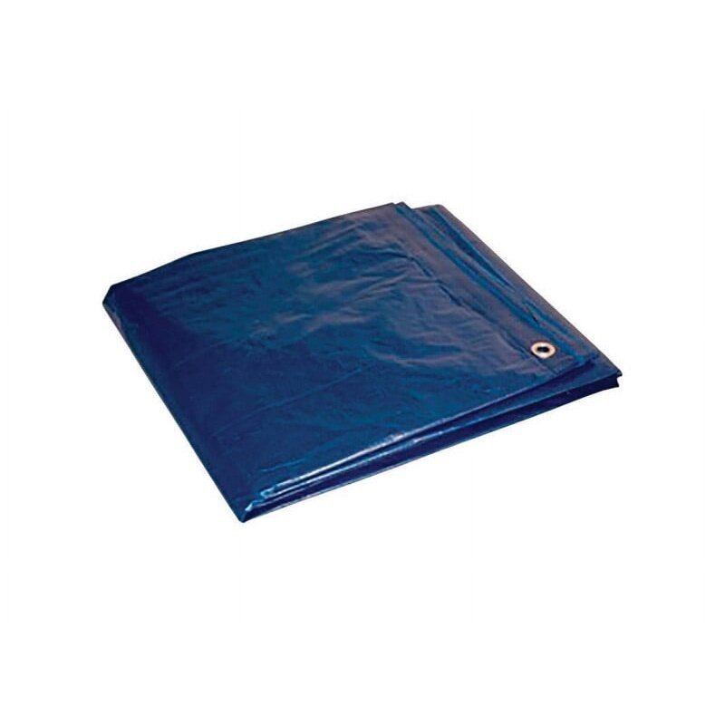 قماش البولي إيثيلين شديد التحمل ، أزرق ممنوع ، 20 قدمًا × 30 قدمًا