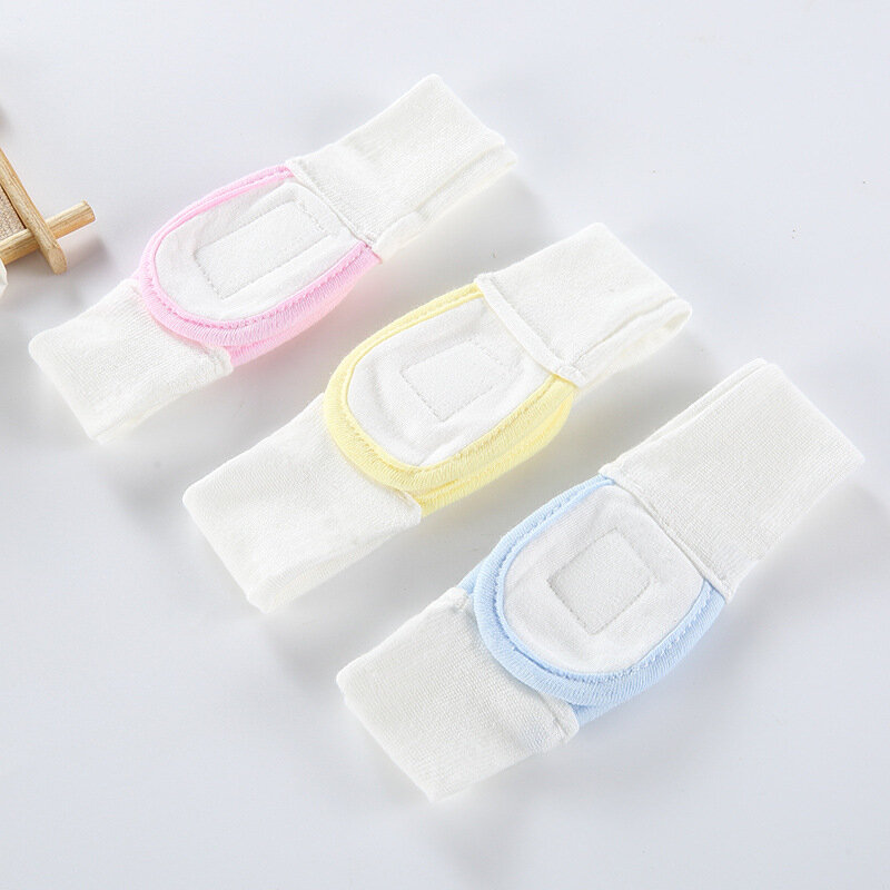 Infant Baby Newborn Diaper Belt Buckle Cotton Cartoon Baby Diaper Magic tape Fasteners Kids Fixed Belt Strap 0-1 year