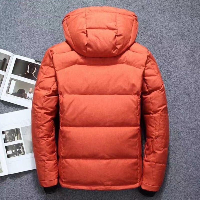Winter new windproof outdoor warm down jacket for men thickened short Korean down jacket for men students
