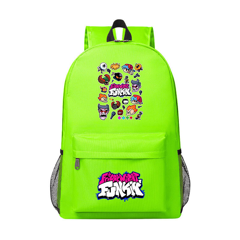 Школьный ранец Funkin для мальчиков и девочек с мультипликационным изображением пятничной ночи, вместительный детский студенческий рюкзак, сумка для книг, сумка на плечо для ноутбука для мужчин и женщин
