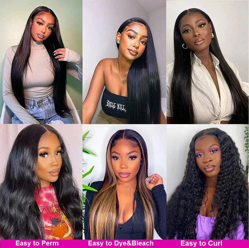 13x6  straight HD Transparent human hair Wigs For Women lace frontal wig choice glueless ready to wear Cheap on sale clearance