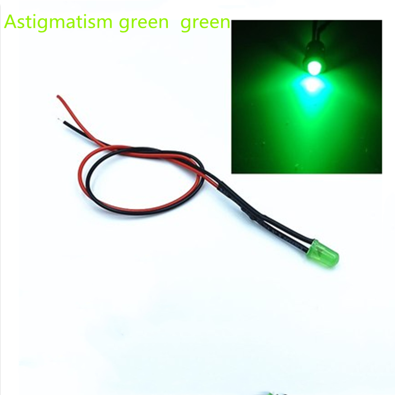 หลอดไฟ LED 20ชิ้น/ล็อต3มม. ขนาด220V 20ซม. สีขาวแดงเขียวส้มน้ำเงินเหลืองชมพูเหลืองตกแต่งไดโอดเปล่งแสงที่ได้ก่อนบัดกรี