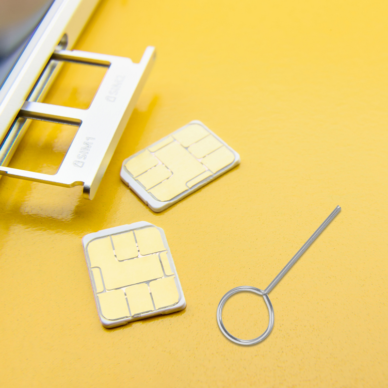 100 Stück Handy-Karten entferner Sim Nadel öffner Tray Reader Auswerfer Pin-Karten Edelstahl Smart Remover