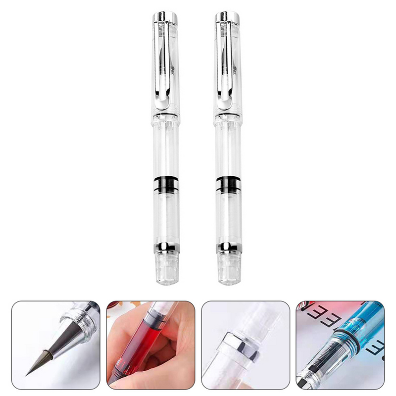 5 Pcs Pen-Type New Writing Brush Calligraphy Pens Painting Plastic Drawing Refillable Ink Student Stationary Writechpens
