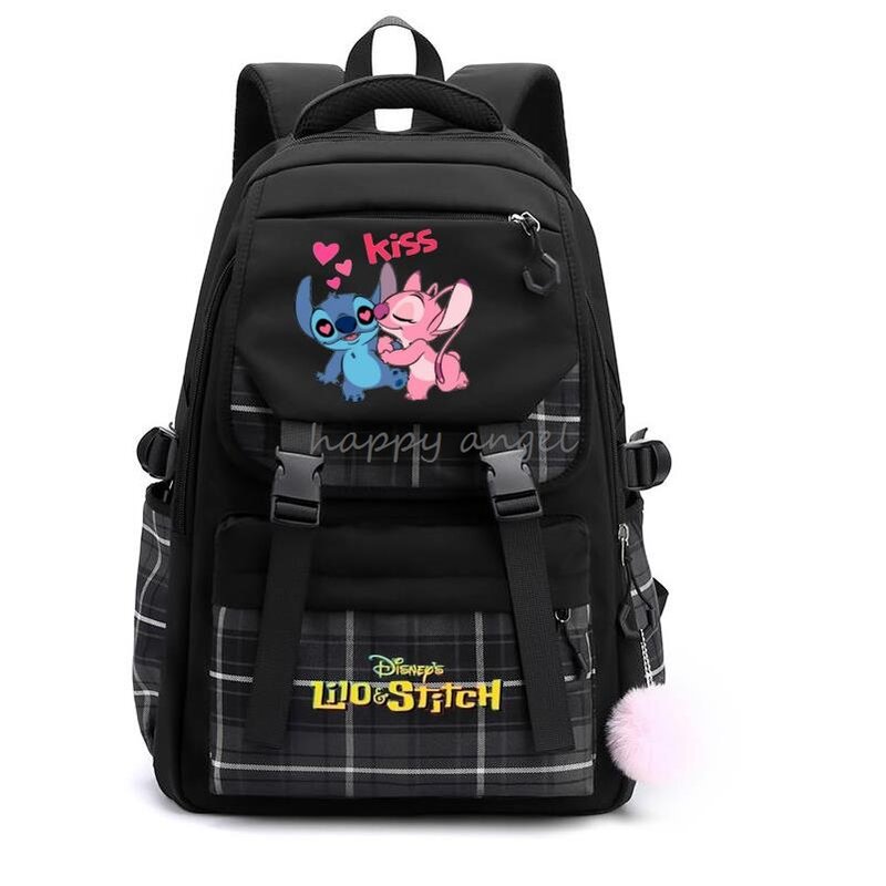 Mochila deportiva de Lilo Stitch para niñas, mochila de viaje para estudiantes, mochila de dibujos animados para adolescentes, el mejor regalo