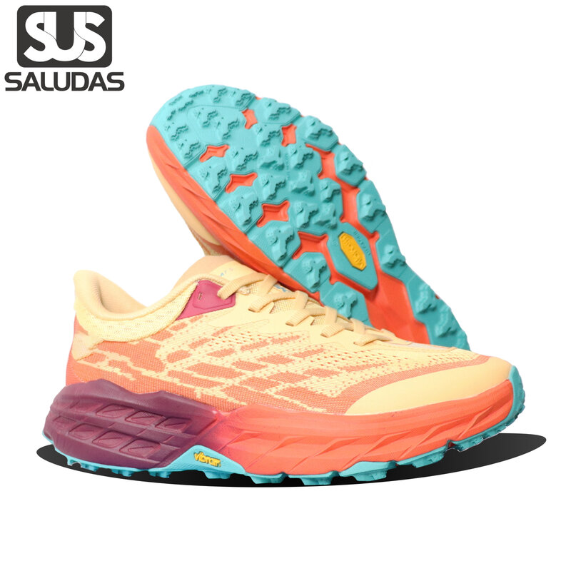 حذاء الجري SALUDAS-Speedgoat 5 Trail للرجال والنساء ، أحذية الجري الماراثون الجبلية لجميع التضاريس ، أحذية رياضية للرحلات الخارجية ، أصلية