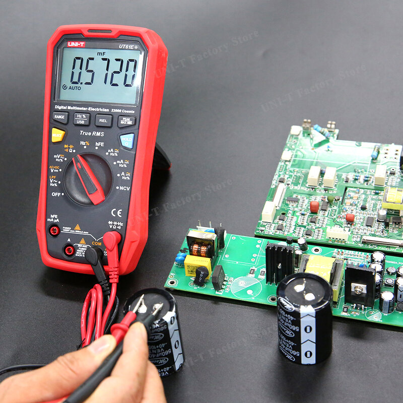 UNI-T UT61B UT61D UT61E Plus Multimeter Analog Digital Electrical Tester 22000 Counts Ammeter Voltmeter Professional Multi Meter