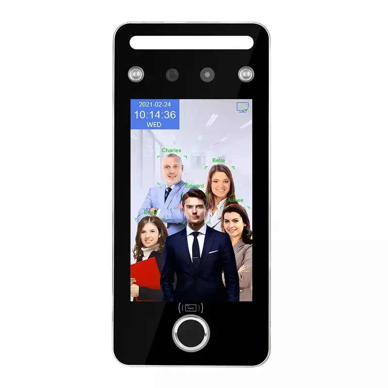 AI07 3D Visible Face Recognition Terminal Door Access Control And Time Attendance Face Recognition Biometric Machine
