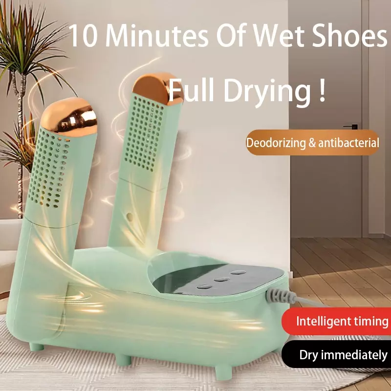 Sèche-chaussures électrique intelligent, séchoir rapide constant, dépistolet ant anti-odeurs, appareil de déshumidification, chauffage de la machine, protecteur, 220V