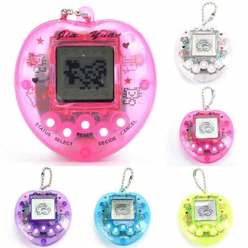 Penguin-Type Handheld Electronic Pet Game Console 168-in-1 Classic Mini Virtual Development Game Tamagotchi Toys For Kids