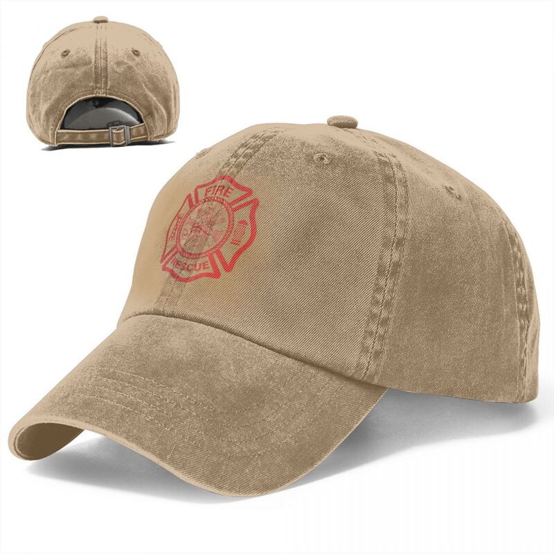 Kapelusz na lato daszek przeciwsłonecznych modne czapki Hip Hop strażak kapelusz kowbojski ratownictwa pożarowego czapka garnizonowa