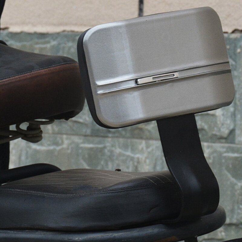 Support dossier siège arrière vélo électrique, manchon en cuir selle arrière pour siège F19A