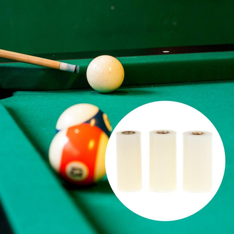 10Pcs Billiard Cue Stick Ferrule Screw on Pool Stick Tips Pool Cue Ferrule Billiard Cue Ferrule for Snooker Pool Accessories