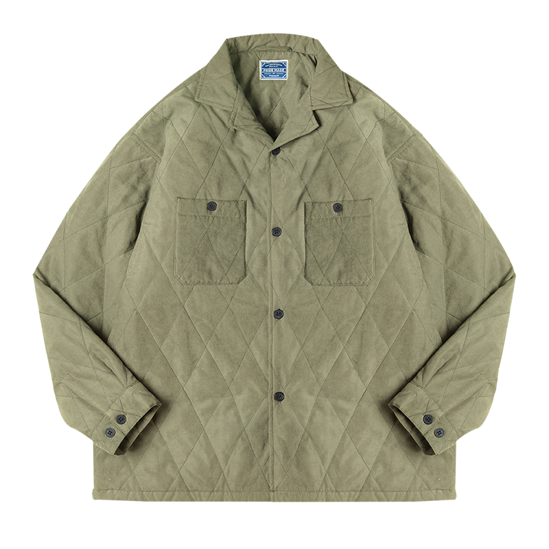 Мужская однобортная куртка Maden, свободная теплая хлопковая куртка в стиле ретро, Повседневная однотонная парка, одежда для осени и зимы