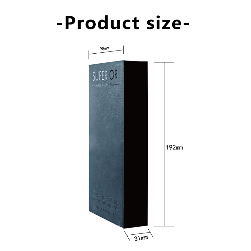 Super schützende Geschenk box für Aaple iPhone Samsung Galaxy Xiaomi Mi Redmi Poco Displays chutz hülle Hard Box Telefon Zubehör