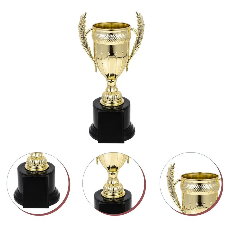 Mini Football Cup Trophies Award Mini Footballs Kids Winnercompetition Goldenand Party Gold Awards Children Cups Game Soccer