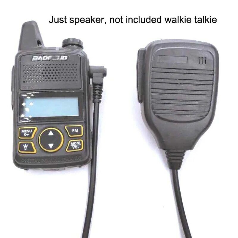 Baofeng UV-3R Handheld Tow Way Radio 1 Pin 3.5mm PTT Mic Speaker Microphone for BF-T1 BF-T8 BF-U9 UV3R Plus Walkie Talkie