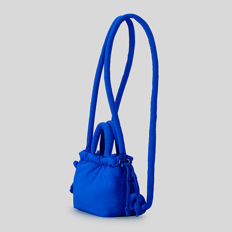 Tas jinjing Puffer kecil mode tas bahu wanita berbantalan desainer tas selempang katun bawah nilon tas tangan wanita Mini 2024