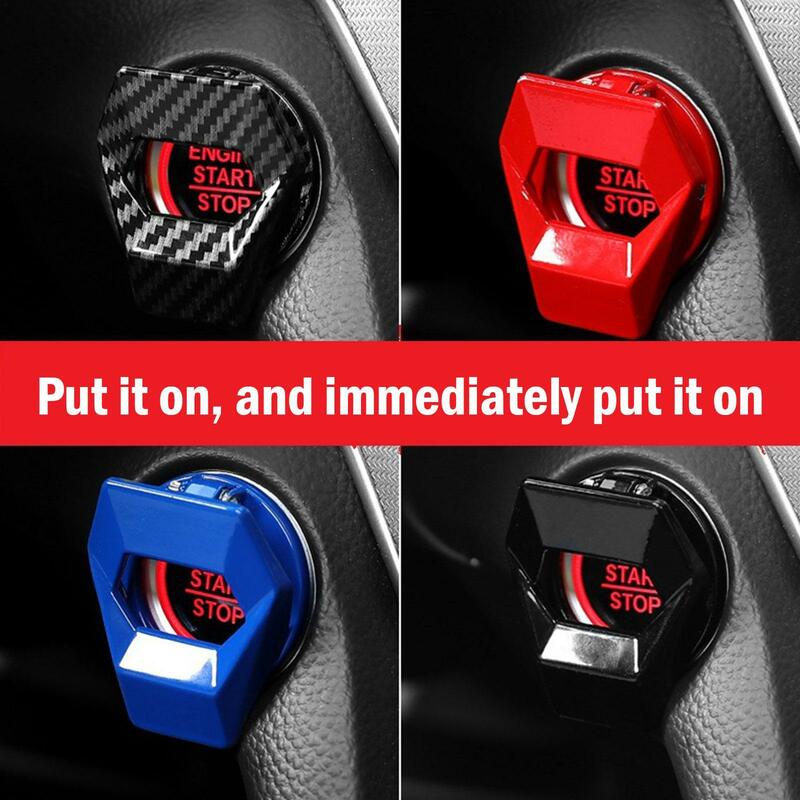 Car Engine Start Stop Switch Button Cover Ignition Anti-scratch Protection Decorative Car Auto Accessories Interior Car-Styling