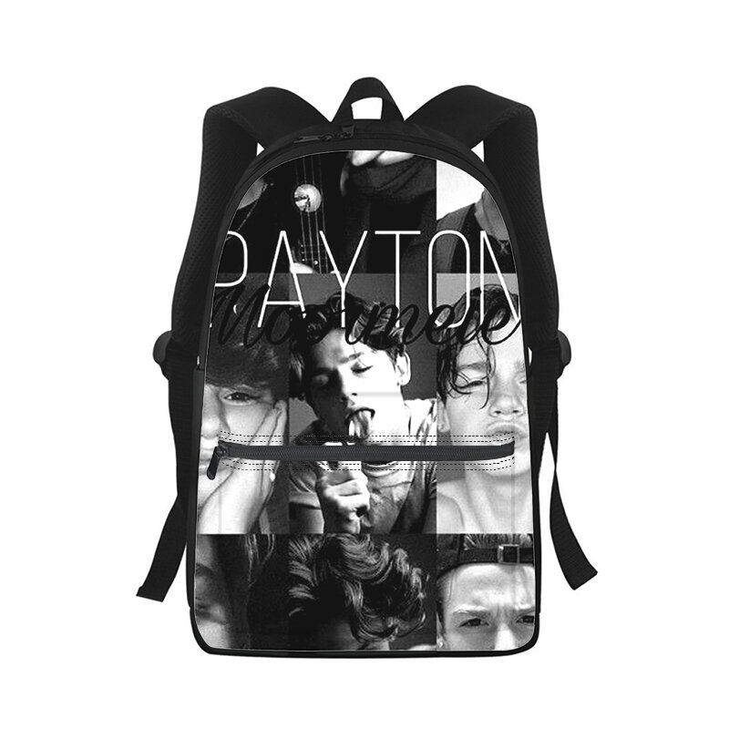 Рюкзак Payton Moormeier для мужчин и женщин, Модная студенческая школьная сумка с 3D принтом, детский дорожный ранец на плечо для ноутбука