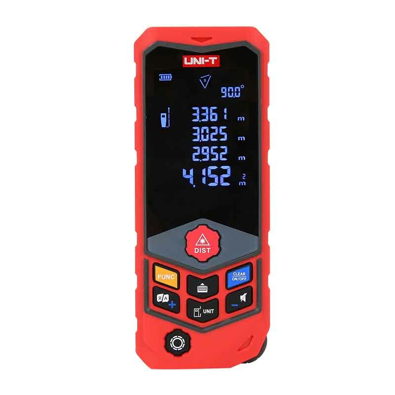 UNI-T LM50D Handheld Auto Voice/Audio HD Display Laser Distance Meter 50m Curvature Measure Rangefinder Range Finder Tester
