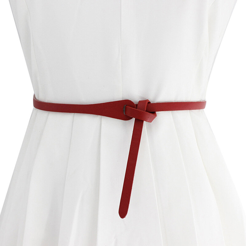 Fashion Knot Belts Soft Knotted Strap Belt Long Dress Accessories Lady Waistband