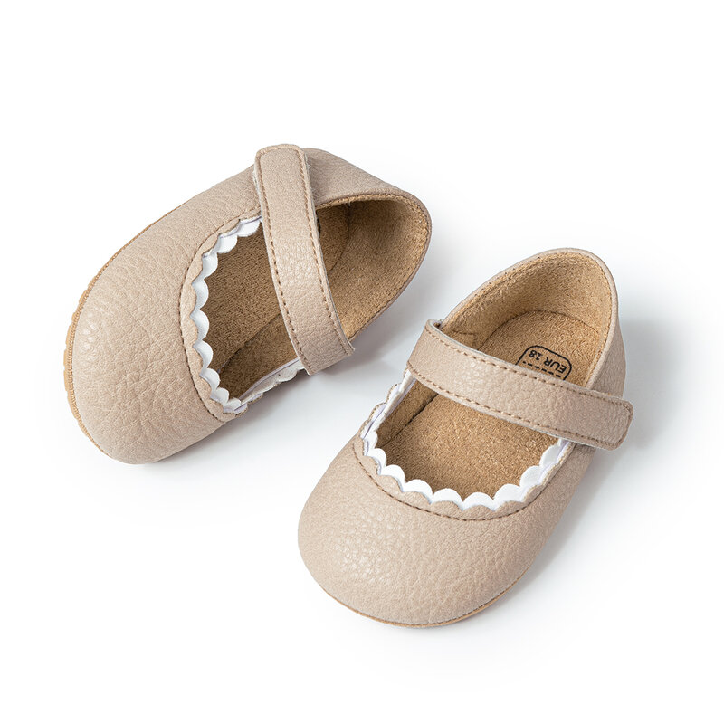 KIDSUN-zapatos de princesa multicolor para bebés y niñas, calzado de cuna antideslizante de suela suave, primeros pasos de 0 a 18 meses