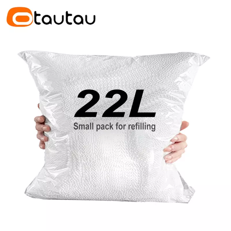 OTAUTAU 22L 3-5mm EPS Ball Pouf Refill Filler Foam Polystyrene Bean Bag Sofa Chair Pillow Doll Filling Artificial Snow TL001