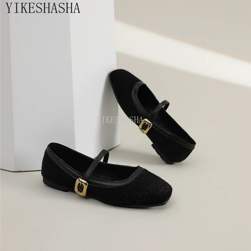 SYDanne-zapatos planos con estampado de leopardo para mujer, calzado de punta redonda, informal, transpirable, sin cordones, para exteriores