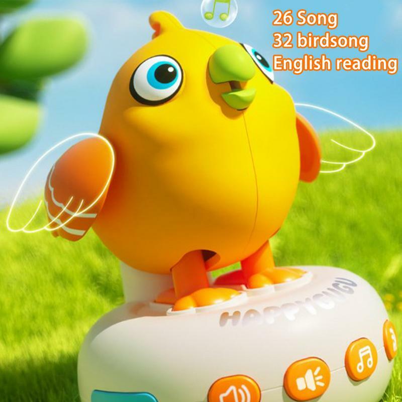 Reloj de juguete con silbato de pájaro para niños, reloj con cambio de Color sensible a la temperatura, divertido