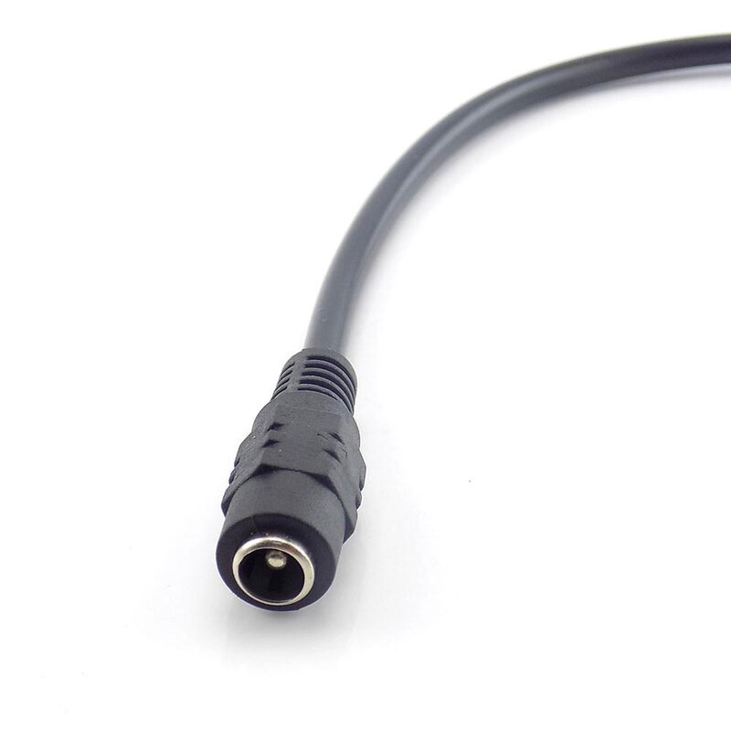Câble de prise répartiteur d'alimentation CC pour caméra de vidéosurveillance, 1 femelle à 2 connecteurs mâles, 12V, 5,5mm x 2,1mm, L19