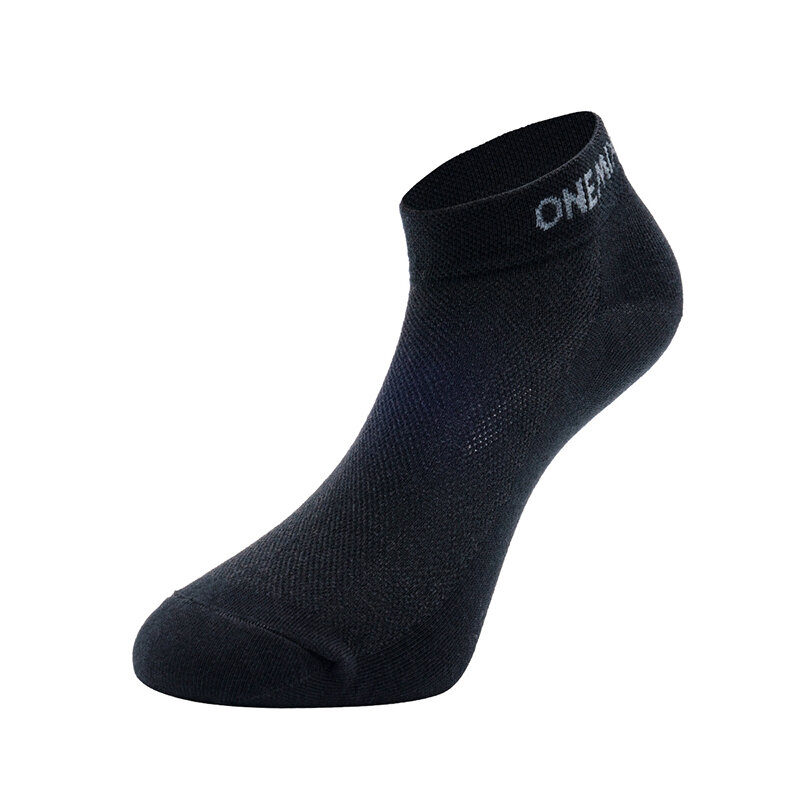 Onemix 7 par cor aleatória & tamanho entrega meias esportivas masculinas confortável macio interior casual treinamento meias de algodão para corrida