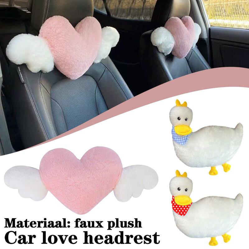 Fashion Cute wing Car Neck Pillow Creative Car Headrest Neck Protection Pillow Soft Comfortable Pillow Women Car Accessories