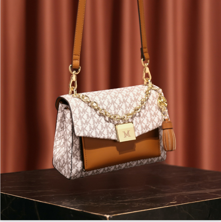 MKJ bolso de órgano de lujo, bolsa de sobre con cadena ins, bandolera simple, pequeña, cuadrada, tendencia de moda