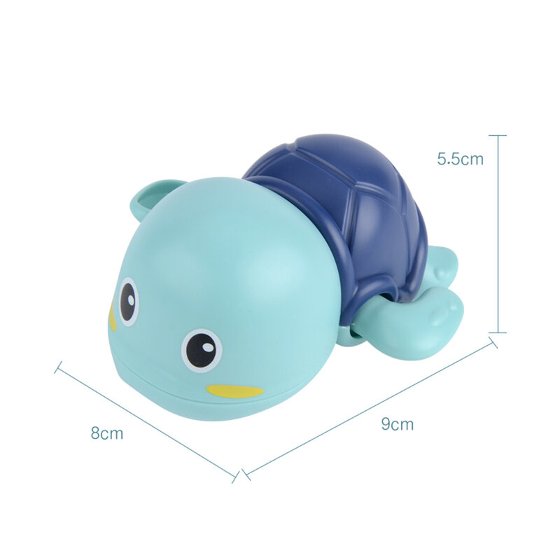 Mainan mandi kura-kura bayi mendukung mainan bak mandi pengembangan sensorik mainan sensorik pendidikan berwarna-warni dan lucu harus memiliki mainan bermain air