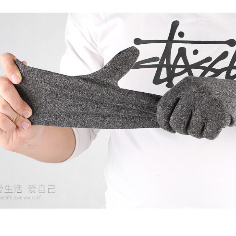 1 paio di guanti a compressione per artrite invernale a dito pieno supporto per il polso guanti per alleviare il dolore delle dita terapia rilassamento cura guanti invernali