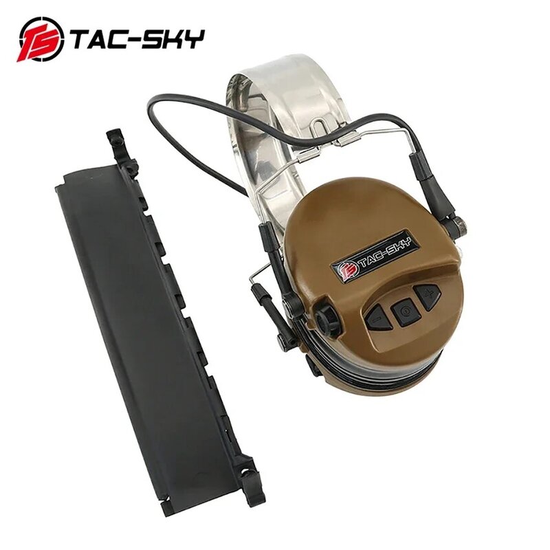 Тактическая гарнитура TS TAC-SKY Military SORDIN Airsoft TEA с защитой слуха и шумоподавлением