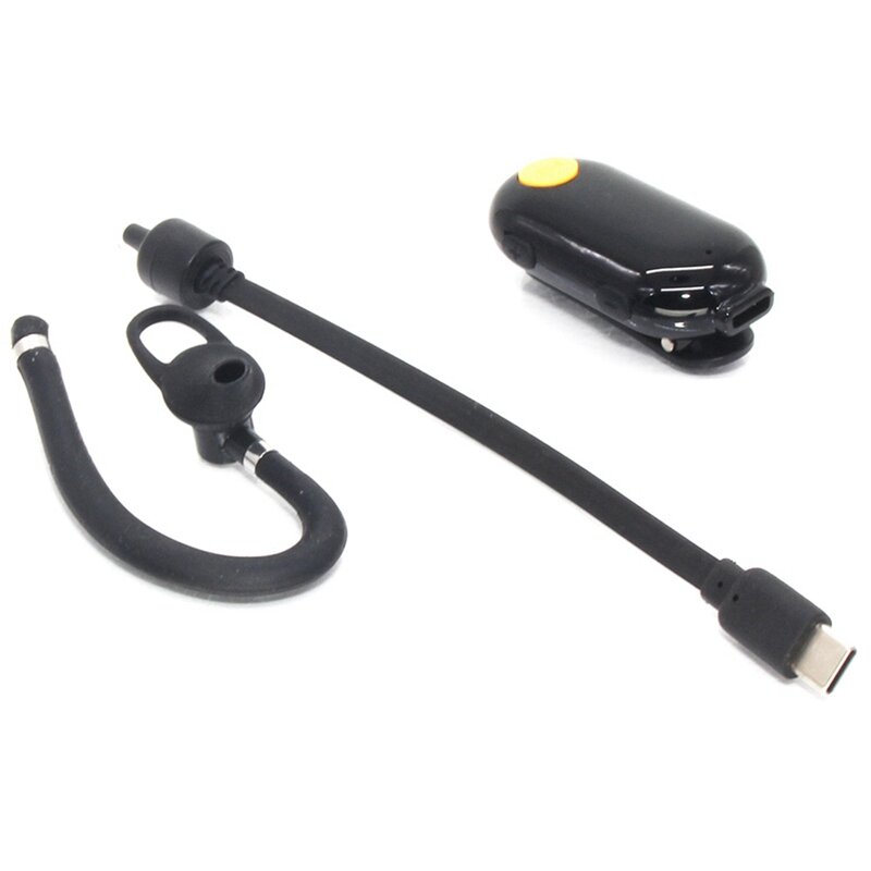 UHF 400-470Mhz 0.5W Mini Walkie Talkie orecchio appeso modello Radio bidirezionale orecchio appeso pezzi di ricambio accessori