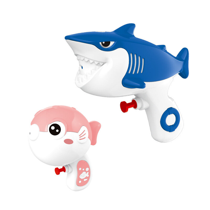 Детская летняя Портативная Игрушка для водных видов спорта, мультяшный водяной пистолет акулы, уличный пляжный бассейн, детские подарки