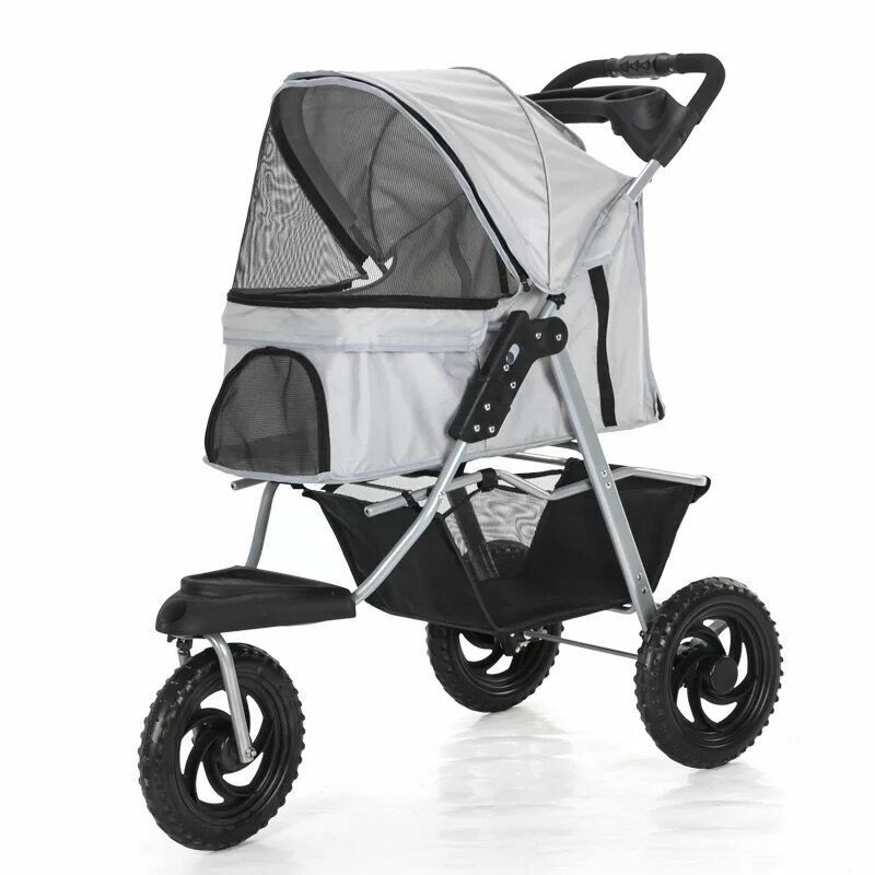 2022 Hot Sale Pet Carrier Outdoor Dog Stroller with Breathable Window
