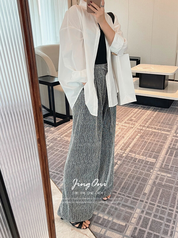 Shirts Blouses Y2k 2024 Woman Clothing Summer Fashion Korean Style Vintage Elegant Long Sleeve Top Oversize Crop Basic Youthful