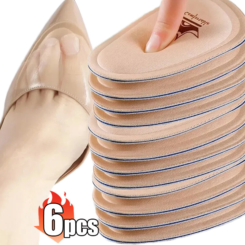 Almohadillas antideslizantes para el antepié, 2/4/6 piezas, para aliviar el dolor, para el cuidado de los pies