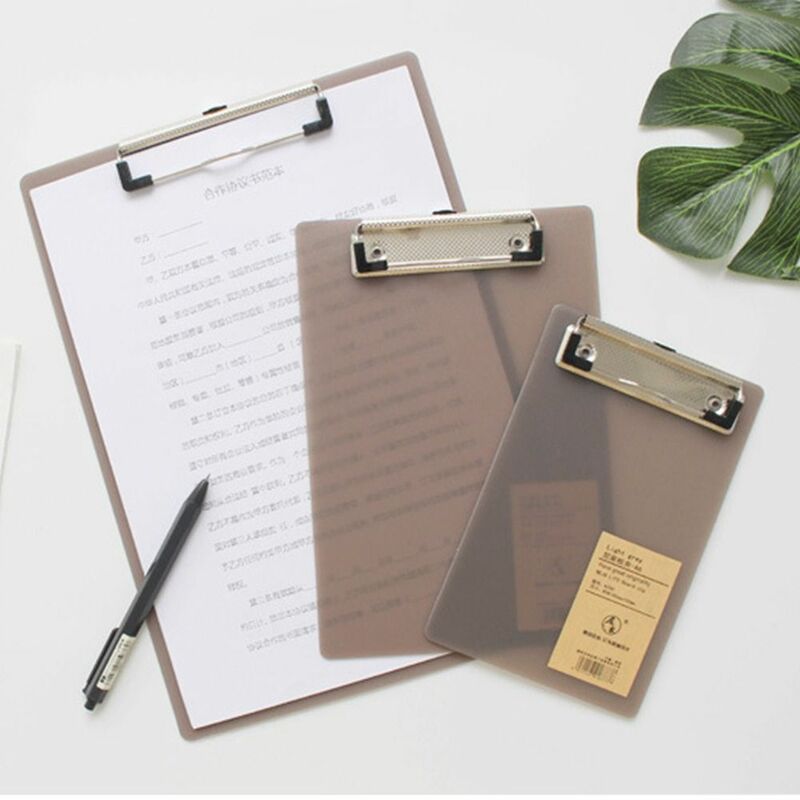 Tablette d'écriture avec clip doré à profil bas, A4, A5 horizon File Folder, Writing Sheet Pad, Presse-papiers, Document Folder, Writing Pad