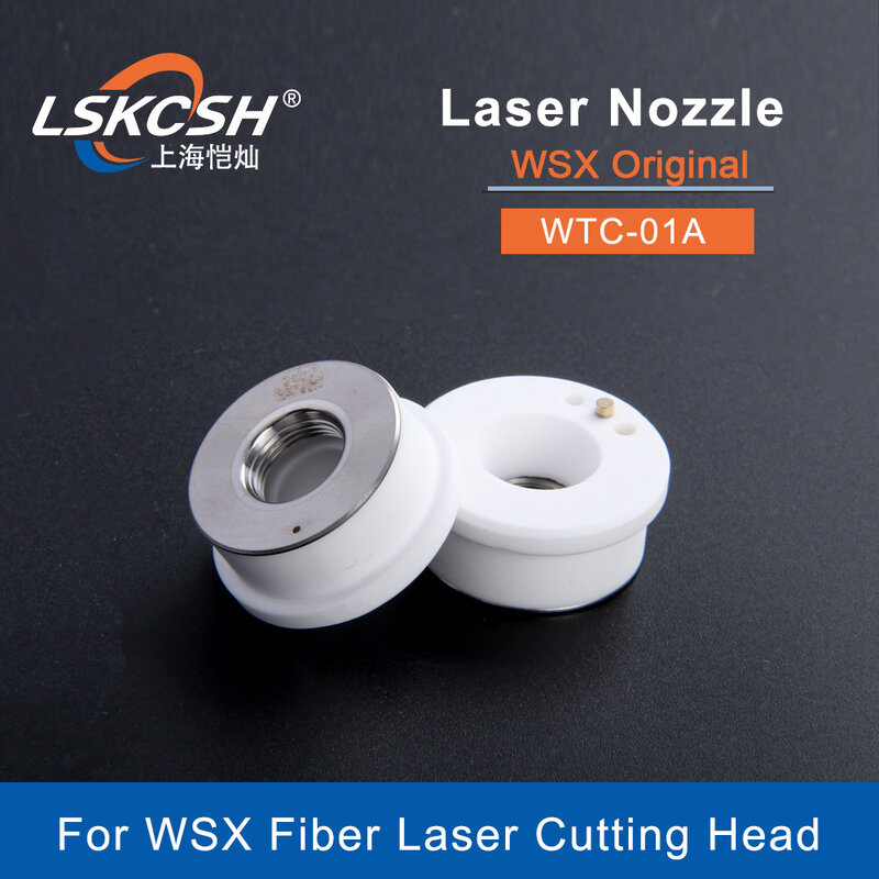 WSX pemegang mulut pipa keramik Laser, orisinil D28 M11 serat laser keramik untuk serat WSX WTC-01A Laser keramik