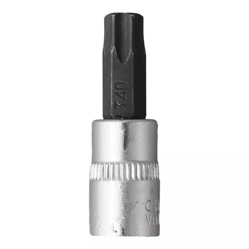 Torx-llave de tubo de trinquete de 1/4 pulgadas, herramientas manuales de varilla de extensión de acero CR V, T8, T10, T15, T20, T25, T27, T30, T40