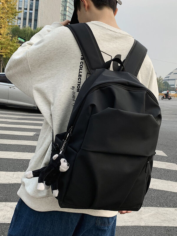 Mochila de gran capacidad para hombres, bolsa de viaje informal impermeable, bolsa para computadora, mochila para estudiantes universitarios y de secundaria temprana