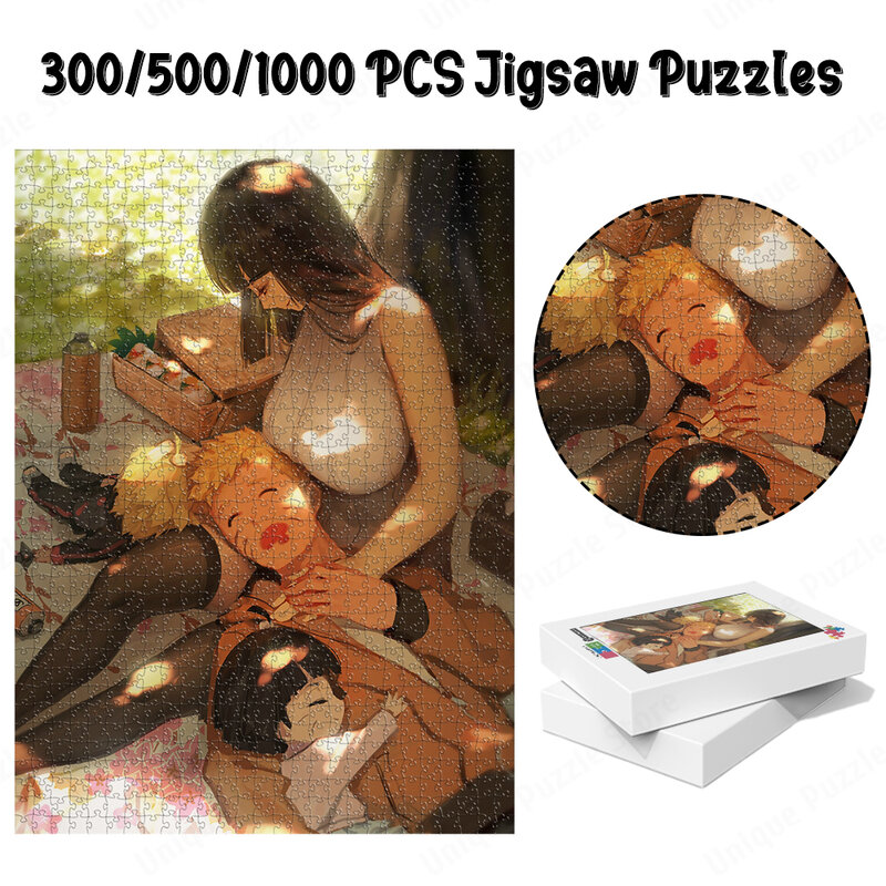 Naruto Series Games and Puzzles Bandai Cartoon Educational Toys Japanese Style Classic Anime Jigsaw Puzzles Unique Design Puzzle